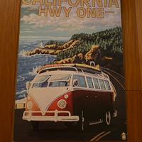 Poster decorativo “California Hwy One”