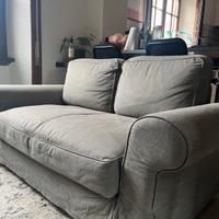 Divano letto 2 posti grigio