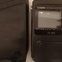 Televisore Mini TV Portatile CASIO TV470 VINTAGE E