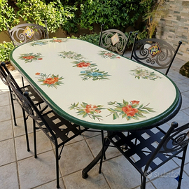 TAVOLO IN PIETRA LAVICA MIS. 200X100 CM. IN ITALIA