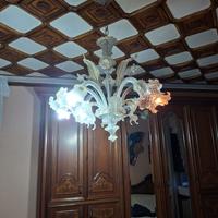 lampadario in vetro di murano 