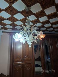 lampadario in vetro di murano 