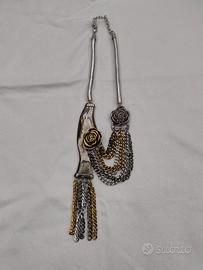 Collana girocollo in metallo 