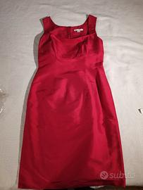 abitino Marella rosa shoking in shantung di seta