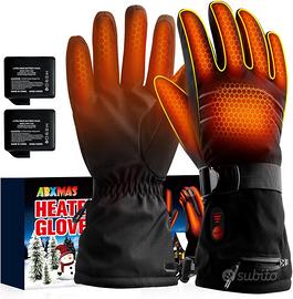 Guanti riscaldati ricaricabili da uomo,