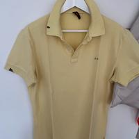 Polo SUN68 giallo paglierino - maniche corte