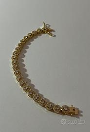 Bracciale con decorazioni in strass