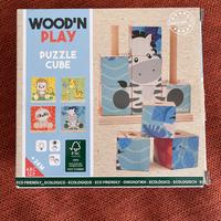 Puzzle a cubi di legno by Wood ‘n’ Play