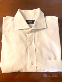 Hugo Boss Camicia Bianca Uomo 100% Cotone