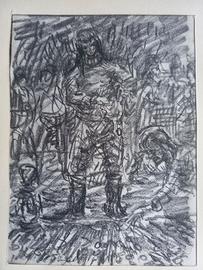 disegno su lapis artista Guido Borgianni 