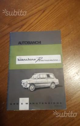 Uso e manutenzione Bianchina