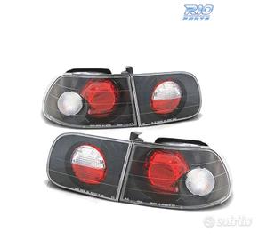 FARI POSTERIORI PER HONDA CIVIC 91-95 3D NERO LOOK