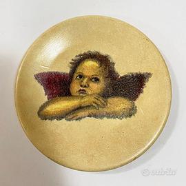 Piatto decorativo Angeli di Raffaello Putto 20 cm