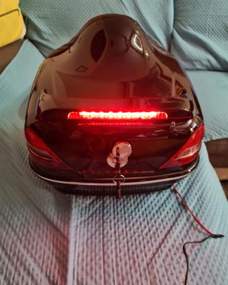 Bauletto moto con luce stop