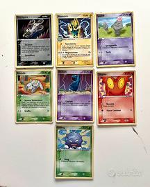 Lotto di 7 Carta Pokemon ex Deoxys