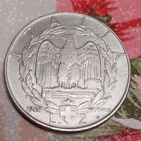2 lire re vittorio Emanuele ³ del 1940