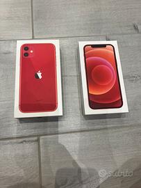 Scatole iphone 11 e 12 Red