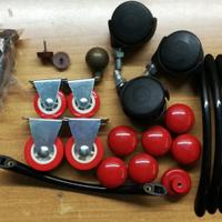 Maniglie + pomelli + ruote + piedini per mobili