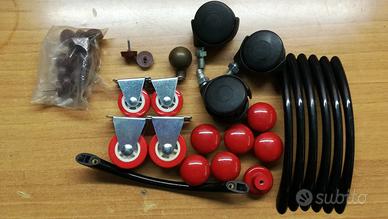 Maniglie + pomelli + ruote + piedini per mobili