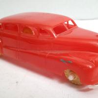 Banner plastic Auto in plastica anni 40 