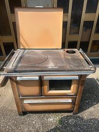 Stufa a legno con canne fumarie 5 metri