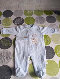 Tutina in ciniglia 3/6 mesi