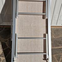 Lettino mare in alluminio