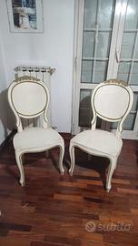 2 sedie shabby 