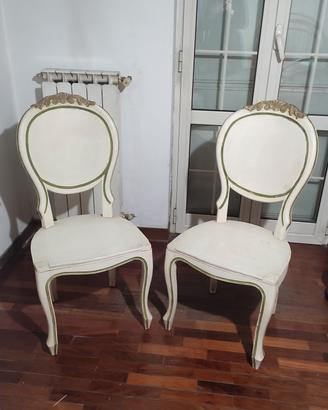 2 sedie shabby 