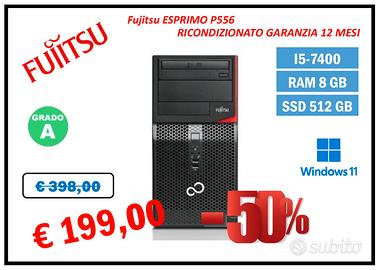 PC Fujitsu i5 Veloce | SSD 512GB | Win 11 | GARANZ