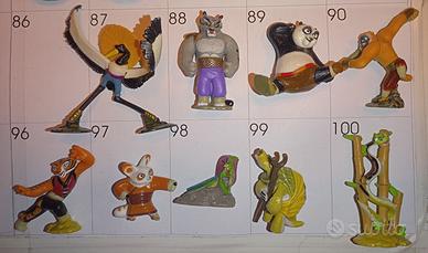 Sorprese Kinder Kung Fu Panda 2008 serie completa