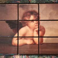 Quadretto in decoupage.