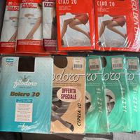 Lotto 10 paia collant assortiti