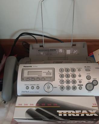 Telefono segreteria, fax e fotocopiatrice+cartucce