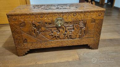 Baule decorato