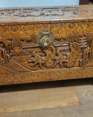 Baule decorato