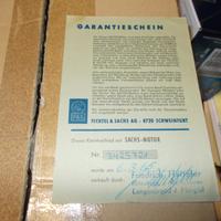 Garanzia epoca moto Hercules Sachs