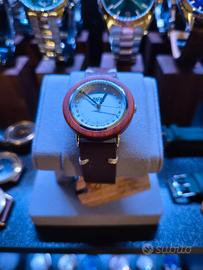 Orologio Rifle Natural Wood Legno e Cristalli