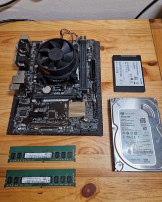 Asus H110M CPU Intel I5 6400 RAM 8GB DDR4 SSD 128
