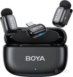 Microfoni Wireless x iPhone Android Lavalier BOYA