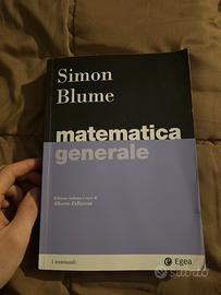 Simon blume Matematica Generale