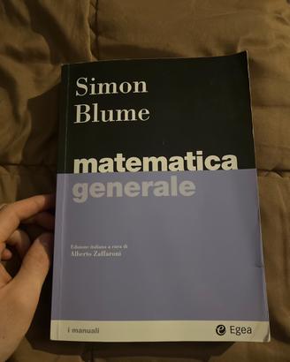 Simon blume Matematica Generale