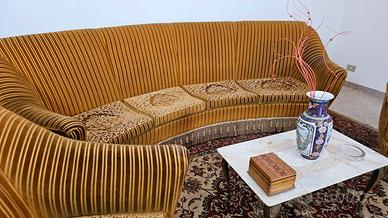 Salotto Vintage anni 60 in velluto a coste