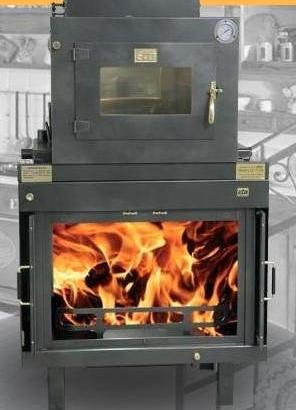 Termocamino con forno cv-ps29500 kcal camino legna