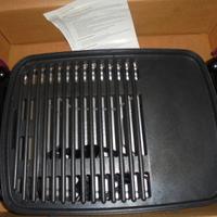 Bistecchiera elettrica con vassoio / barbeque