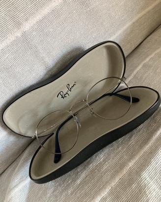 Ray Ban montatura round metal