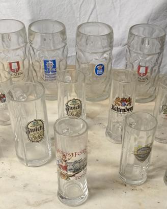 Boccali da birra in vetro/cristallo