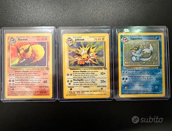 Carte Pokemon TCG Flareon Jolteon Vaporeon