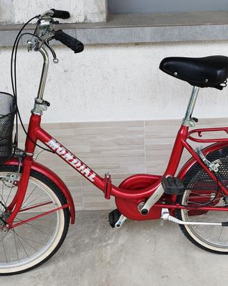 Bicicletta pieghevole Mondial cerchi da 20
