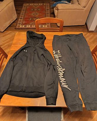 Felpa e pantaloni tuta under armour da uomo